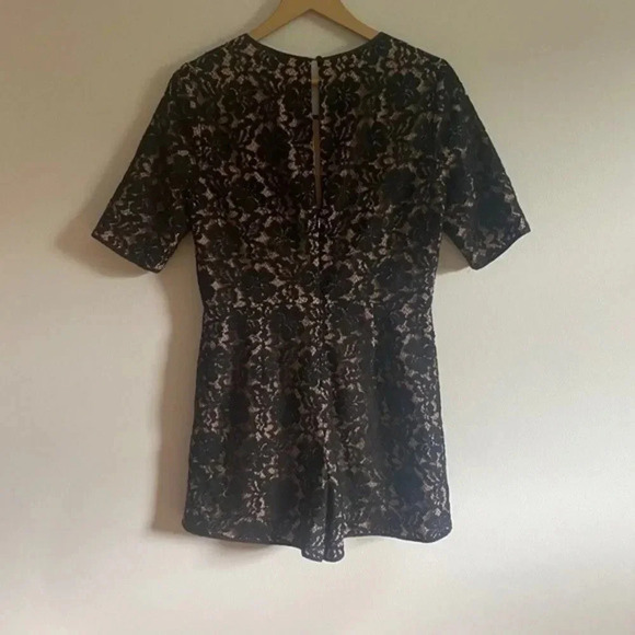 BCBGMaxAzria Black Lace Romper - Picture 12 of 16